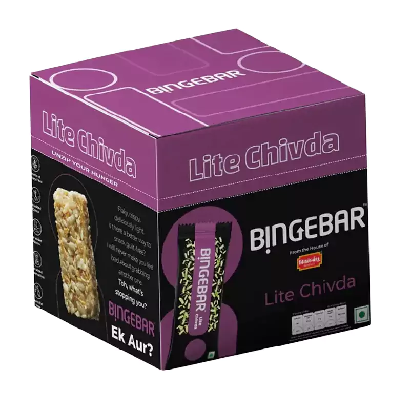 Chitale Bandhu Bingebar -Lite Chivda, 160g (Pack of 10 pcs)-1.webp